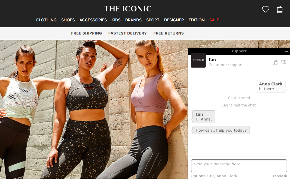 features for eCommerce website