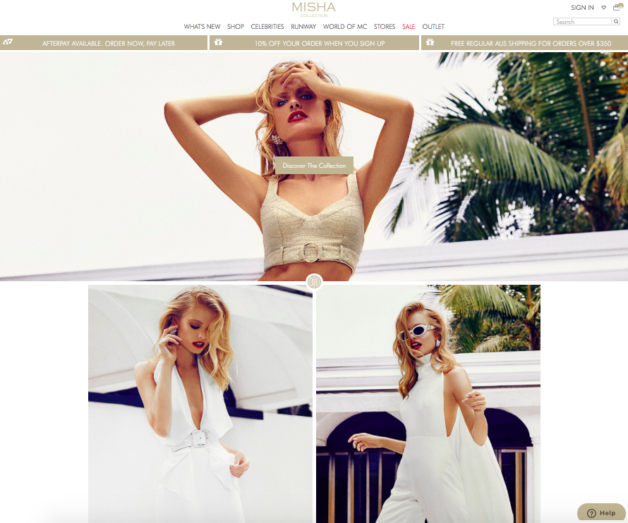 features for eCommerce website