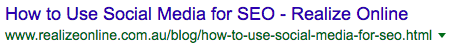 writing meta tags for SEO