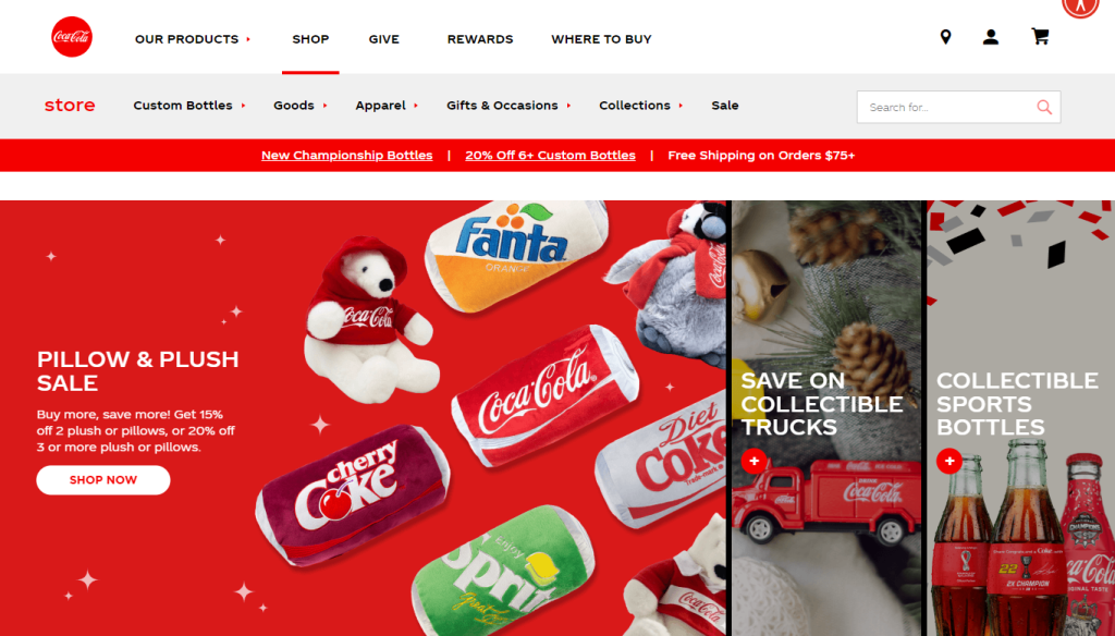 Coca Cola Magento website