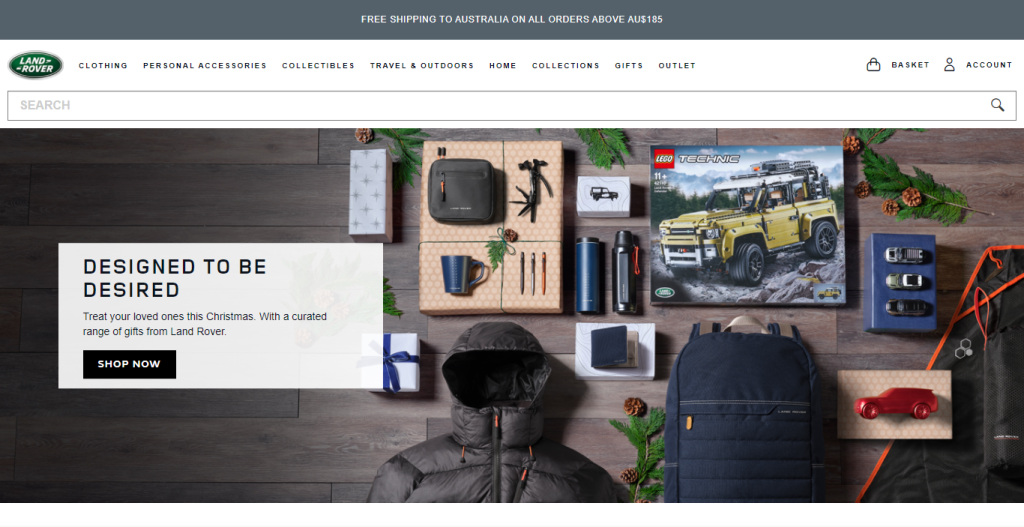 Land Rover Magento website