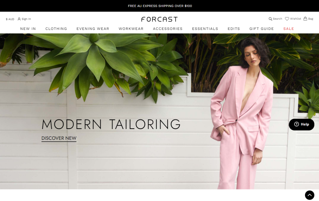 Forcast Magento website